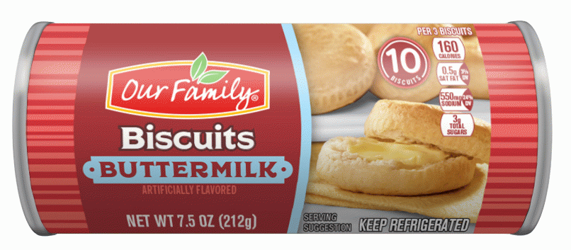 Our Family  buttermilk flavored biscuits, 10-count Full-Size Picture